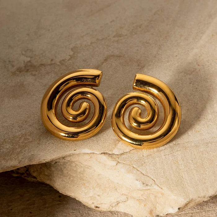 Boucles d'oreilles Spirales