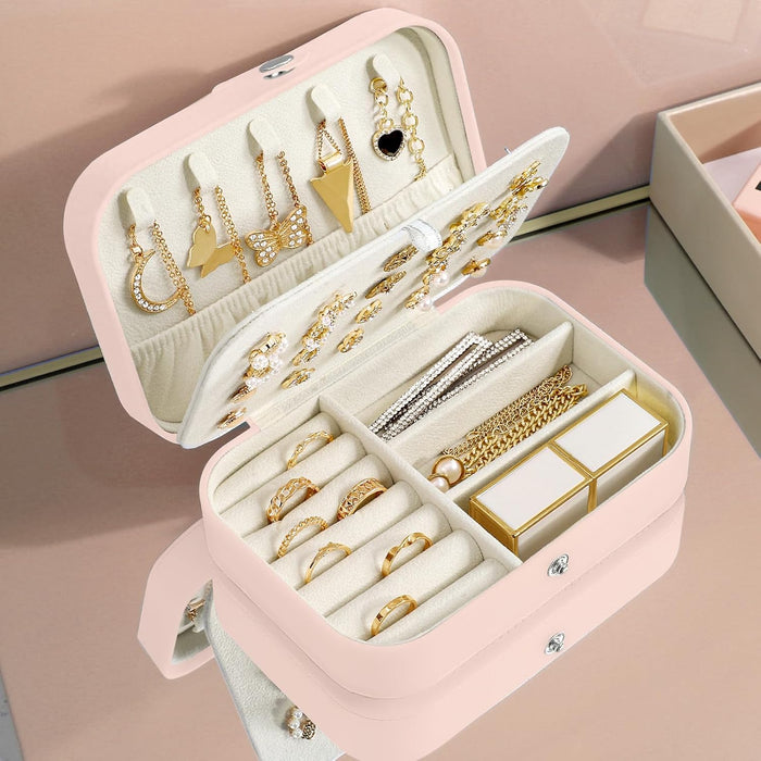 Boîte à bijoux Rose - Grand Modèle