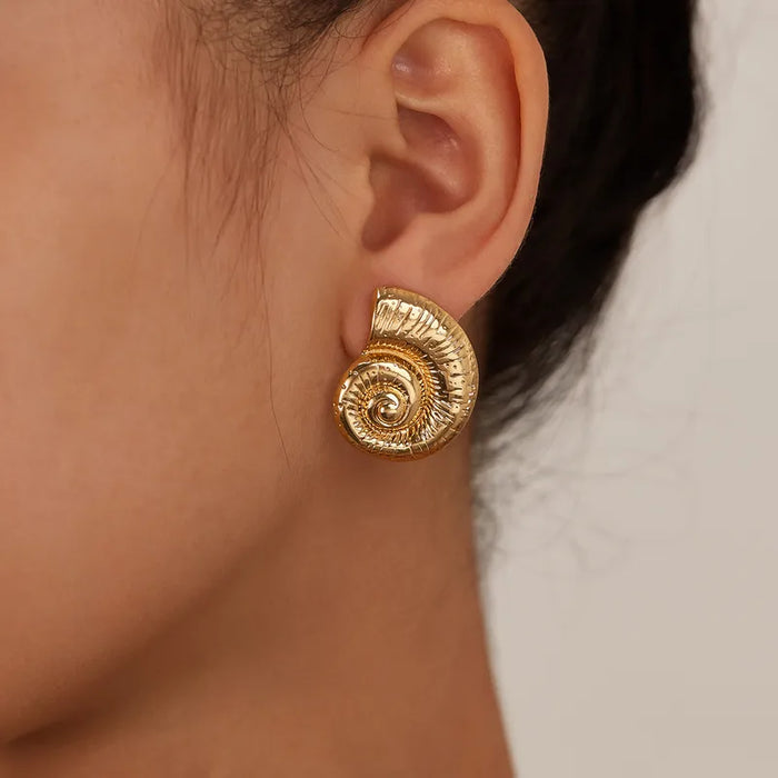 Boucles d'oreilles Escargot