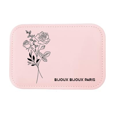 Boîte à bijoux Rose - Grand Modèle